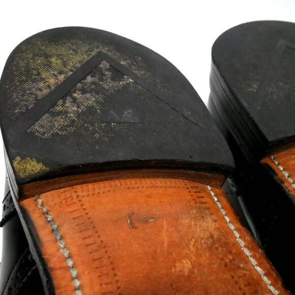Allen Edmonds Concord Wingtip Oxford Dress Shoes Black Men Size 12 C Made In USA main image 5